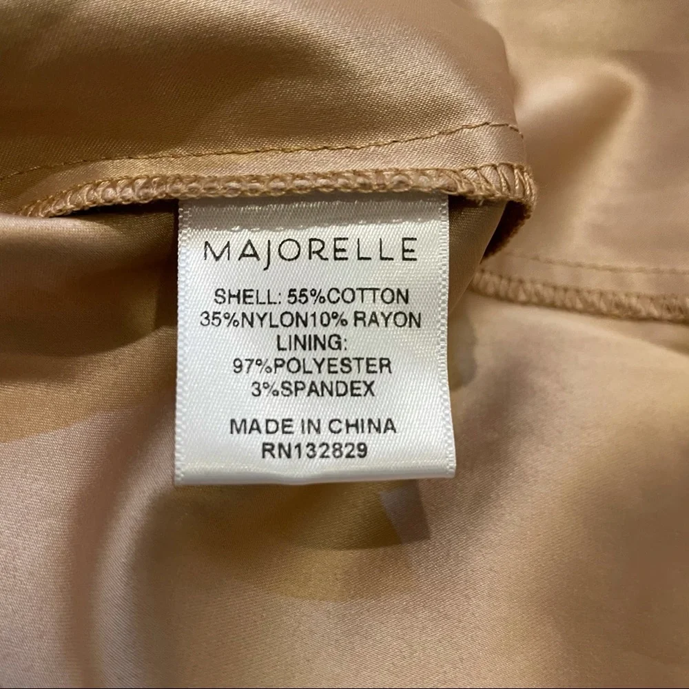 MAJORELLE Benson Mini Dress in Cranberry Red Dress - Picture 15 of 16